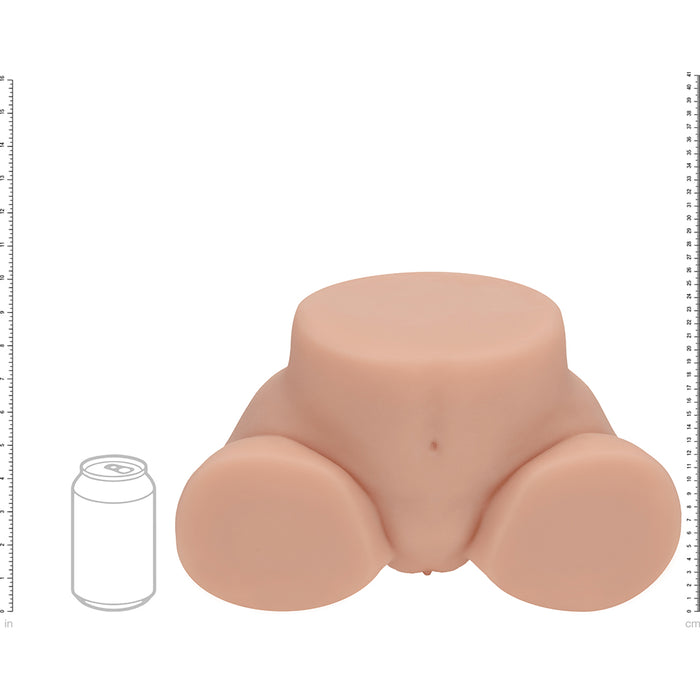 Xkin Bodyforms Lux Arden Dual Entry Vibrating Masturbator Tan