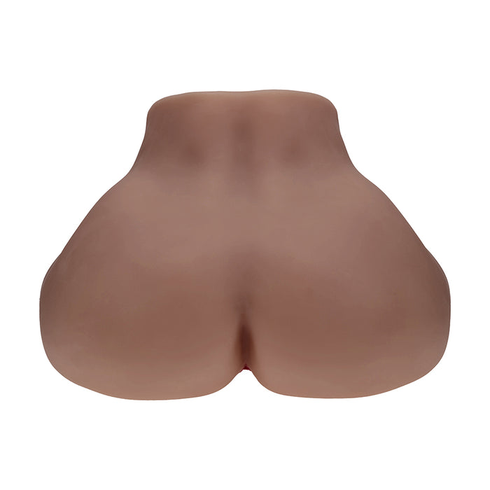 Xkin Bodyforms Clara Vossin Dual Entry Vibrating Masturbator Brown