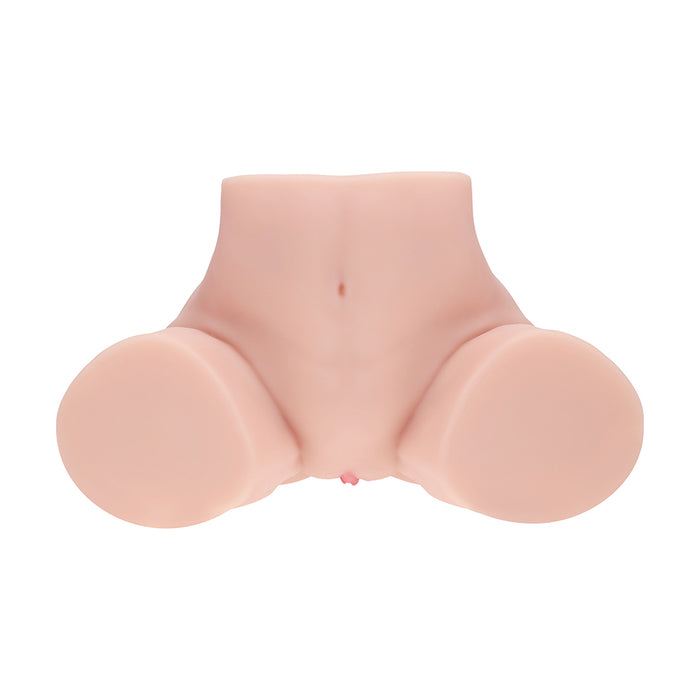 Xkin Bodyforms Vera Dawn Dual Entry Vibrating Masturbator Beige
