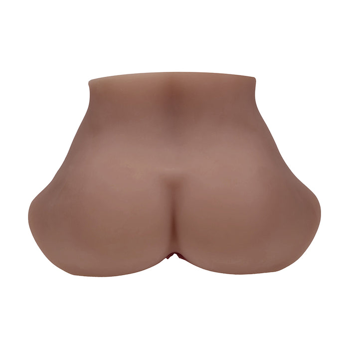Xkin Bodyforms Eve Rhodes Dual Entry Vibrating Masturbator Brown
