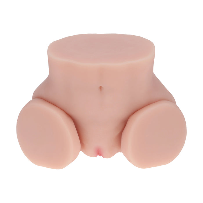 Xkin Bodyforms Mia Hart Dual Entry Vibrating Masturbator Beige