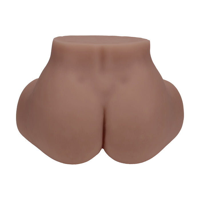 Xkin Bodyforms Layla Love Dual Entry Vibrating Masturbator Brown
