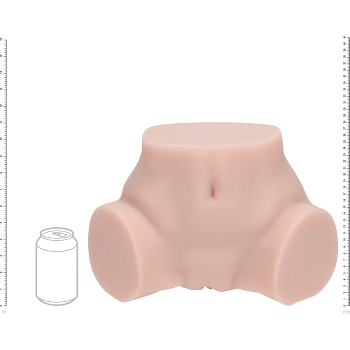 Xkin Bodyforms Ivy Lane Dual Entry Vibrating Masturbator Beige