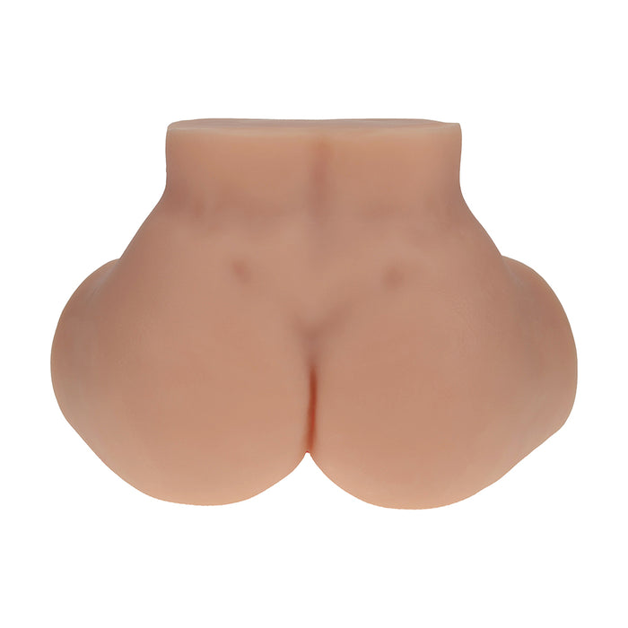 Xkin Bodyforms Valentina Vellure Dual Entry Vibrating Masturbator Tan