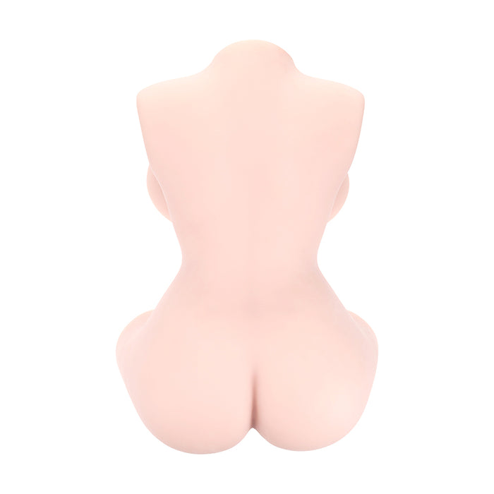 Xkin Bodyforms Aveline Luxe Dual Entry Vibrating Masturbator Beige