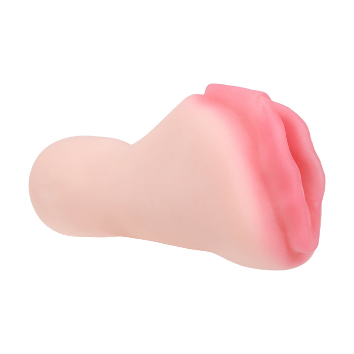 Xkin Bodyforms Ava Monroe Dual Entry Vibrating Masturbator with Interchangeable Sleeve Beige
