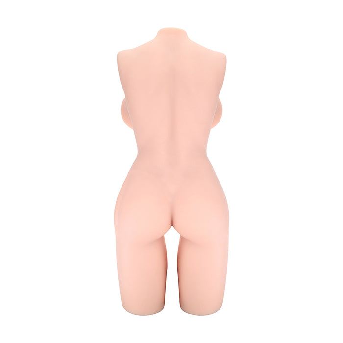Xkin Bodyforms Lyla Rose Posable Dual Entry Vibrating Masturbator Beige
