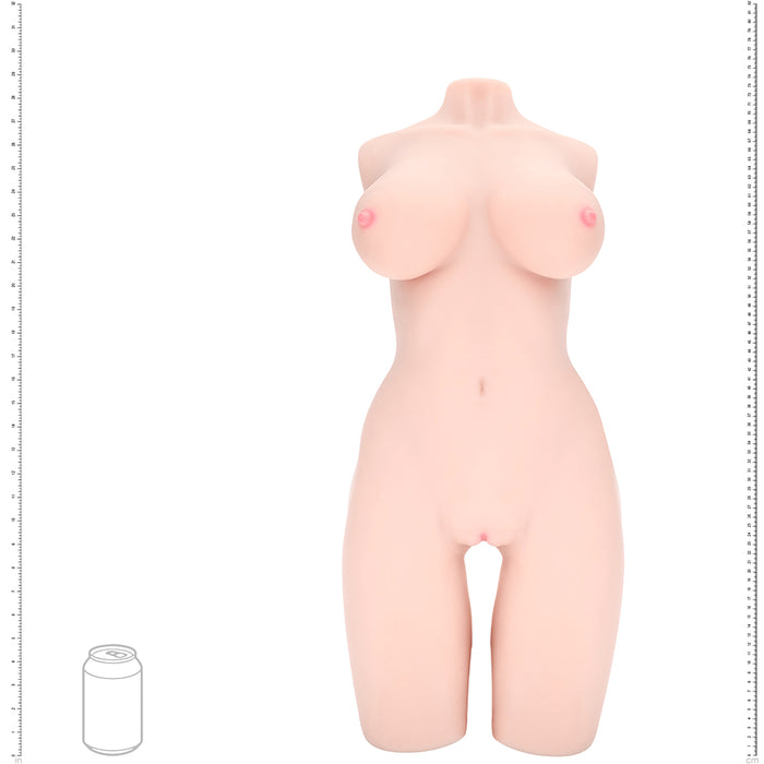 Xkin Bodyforms Lyla Rose Posable Dual Entry Vibrating Masturbator Beige