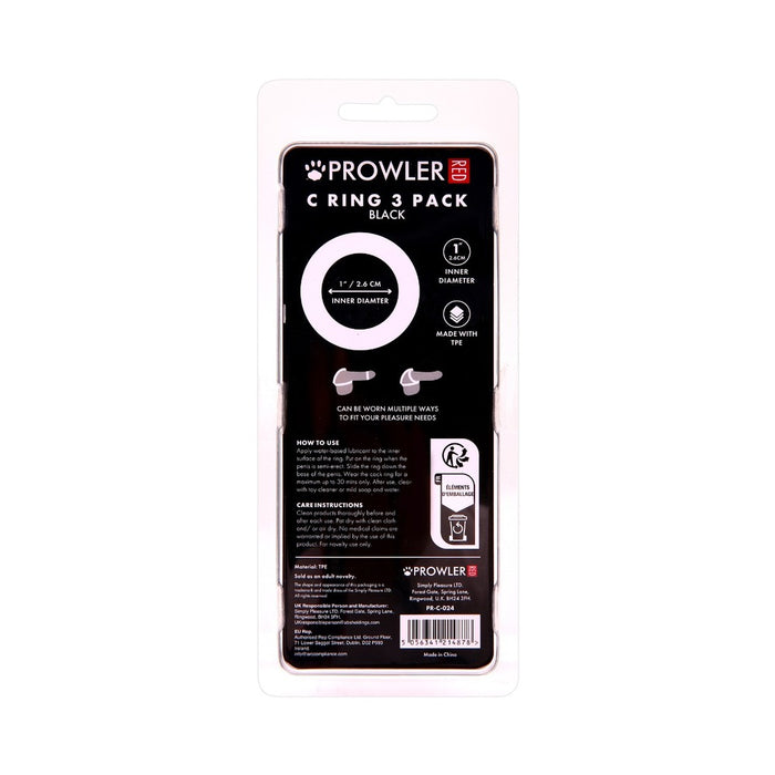 Prowler RED C-Ring 3-Pack