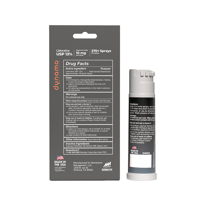 Dynamo Wellness Delay Spray - 49 ct plain box