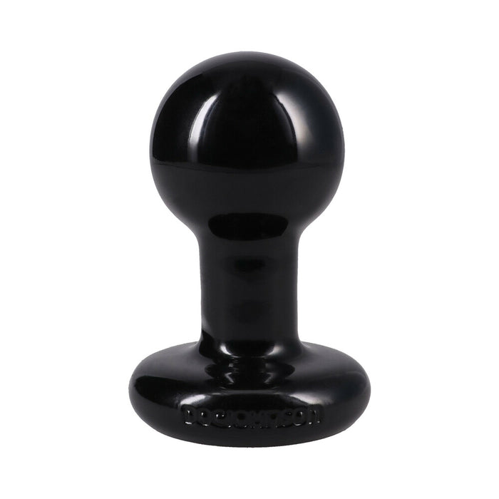 The Classic Round Butt Plug Black Small