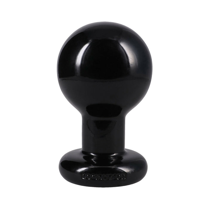 The Classic Round Butt Plug Black Large