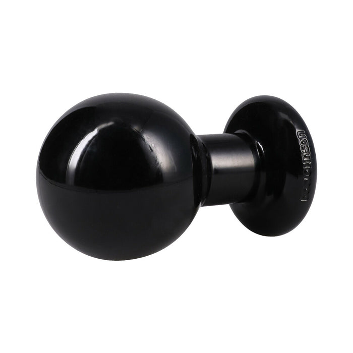 The Classic Round Butt Plug Black Large