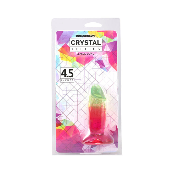 Crystal Jellies 4.5 in. Dong Rainbow