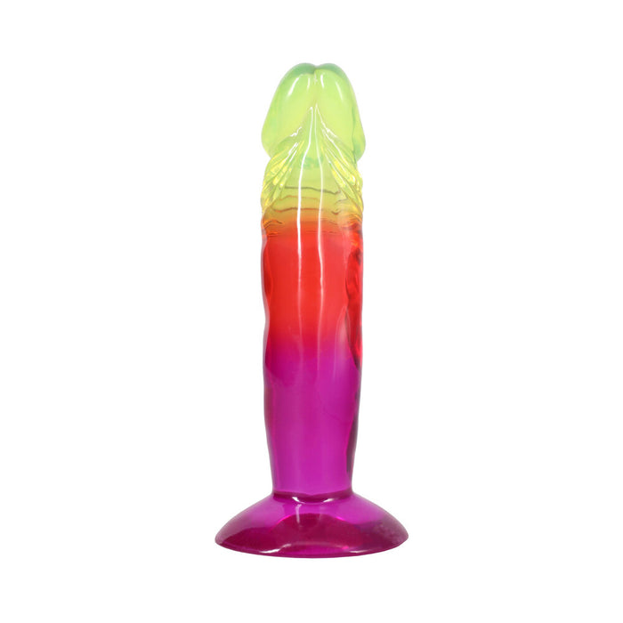 Crystal Jellies 6.5 in. Dong Rainbow