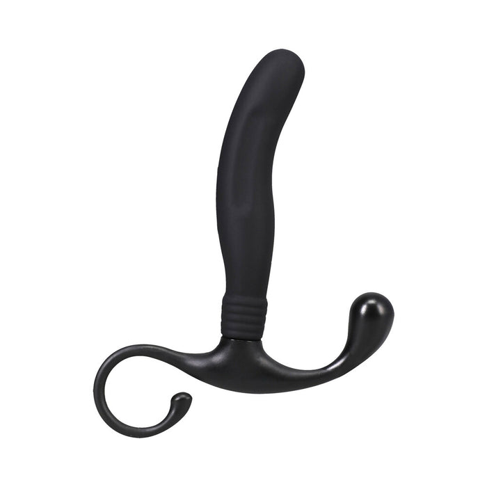 OptiMALE Smooth Silicone P-Massager Black