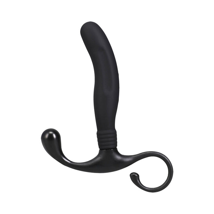 OptiMALE Smooth Silicone P-Massager Black