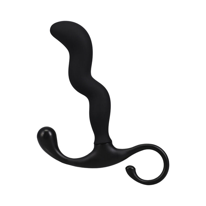 OptiMALE Zig Zag Silicone P-Massager Black