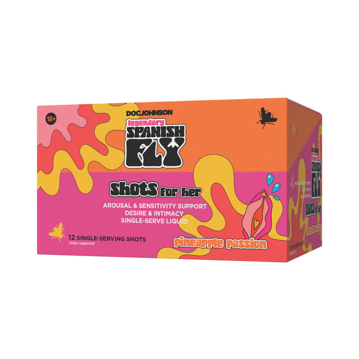 Spanish Fly Shot For Her 2 oz. Pineapple Passion 12-Pack Display