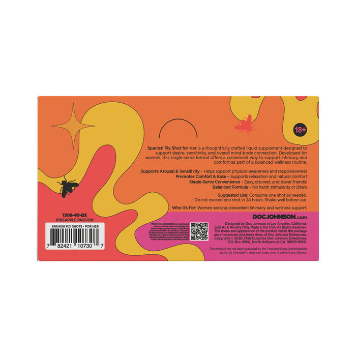 Spanish Fly Shot For Her 2 oz. Pineapple Passion 12-Pack Display