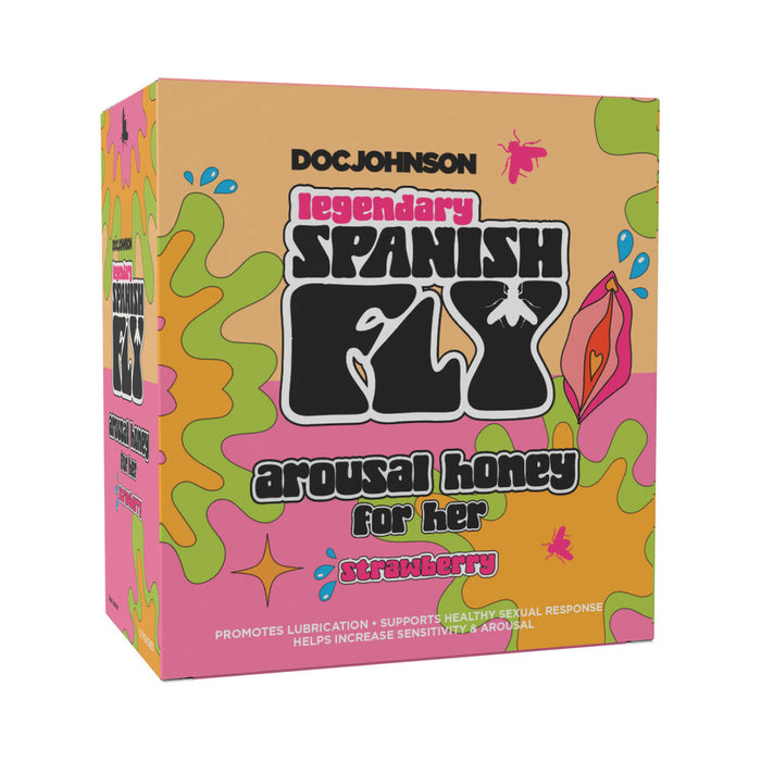 Spanish Fly Arousal Honey For Her 10g Strawberry 12-Pack Display