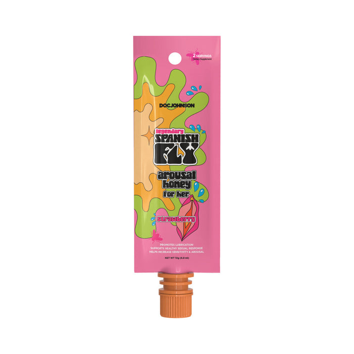 Spanish Fly Arousal Honey For Her 10g Strawberry 12-Pack Display