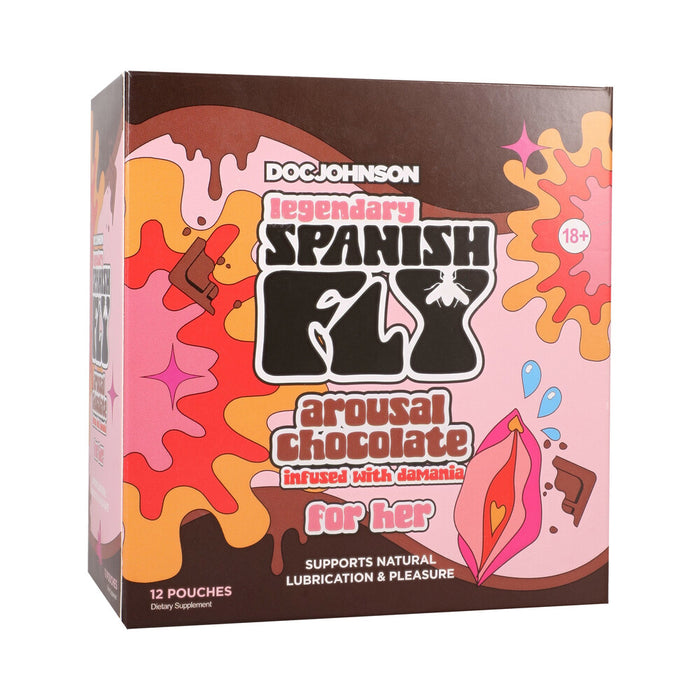 Spanish Fly Arousal Chocolate For Her 15g 12-Pack Display