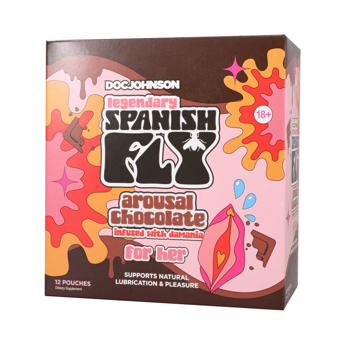 Spanish Fly Arousal Chocolate For Her 15g 12-Pack Display
