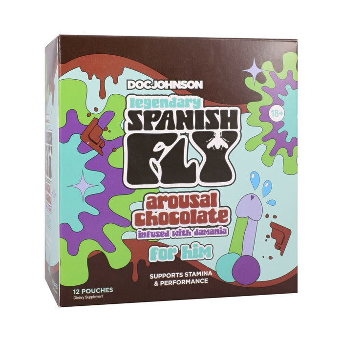Spanish Fly Arousal Chocolate For Him 15g 12-Pack Display