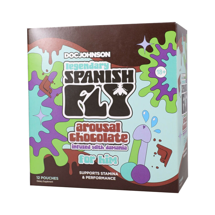 Spanish Fly Arousal Chocolate For Him 15g 12-Pack Display