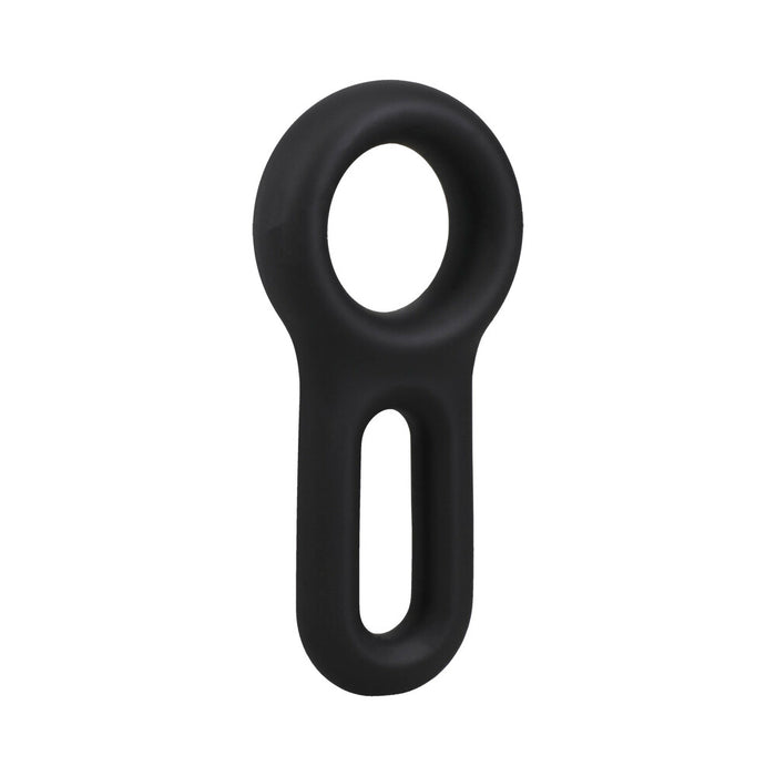 ROCK SOLID The Keyhole Silicone C-Ring Black