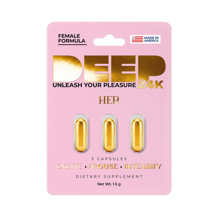 DEEP Her 24K Capsules 3/Card 8-Pack Display