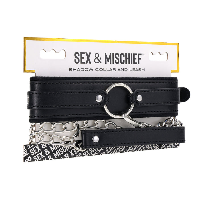 Sportsheets Sex & Mischief Shadow Collar and Leash