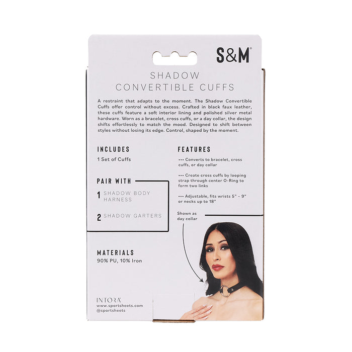 Sportsheets Sex & Mischief Shadow Convertible Cuffs