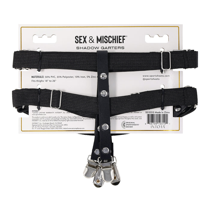 Sportsheets Sex & Mischief Shadow Garters