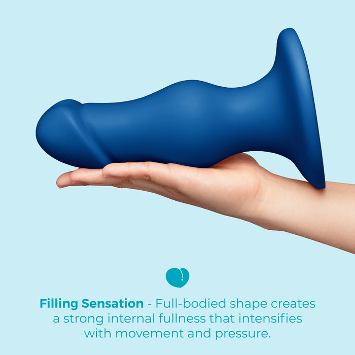 b-Vibe Gape 8.25 in. Bulbous Dildo with Suction Cup