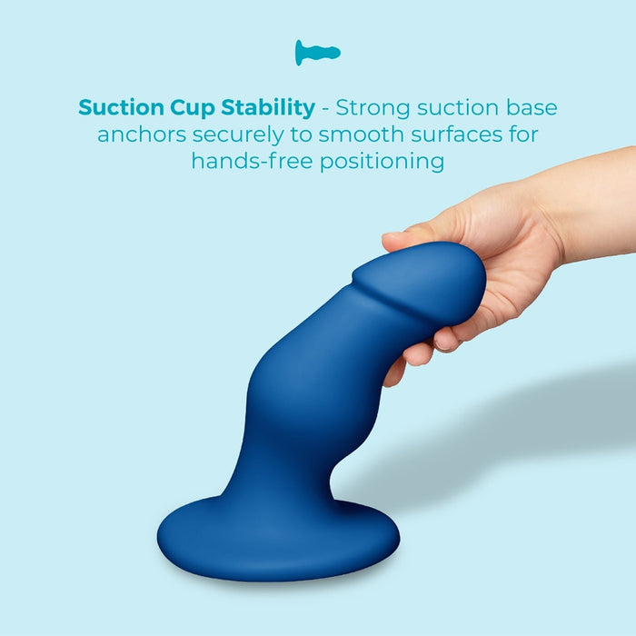 b-Vibe Gape 8.25 in. Bulbous Dildo with Suction Cup
