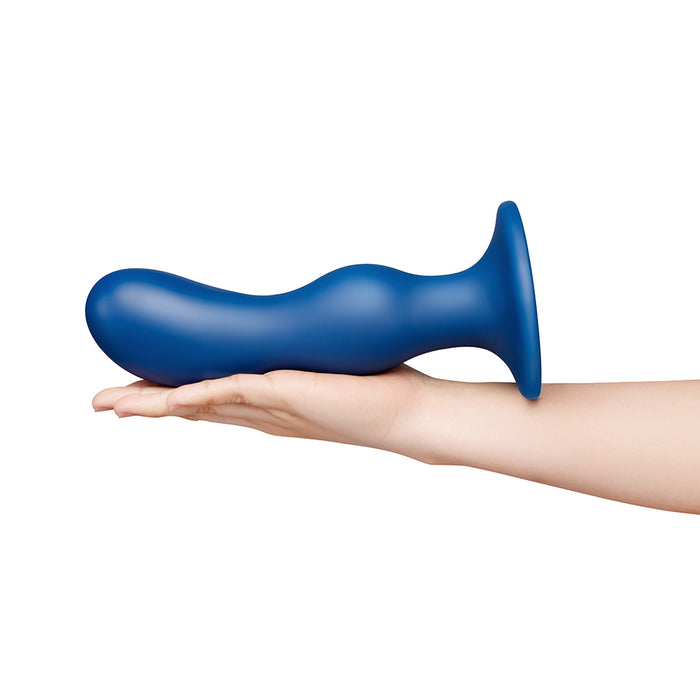 b-Vibe Milk 8.5 in. Curved Anal Trainer with Tapered Tip and Suction Cup