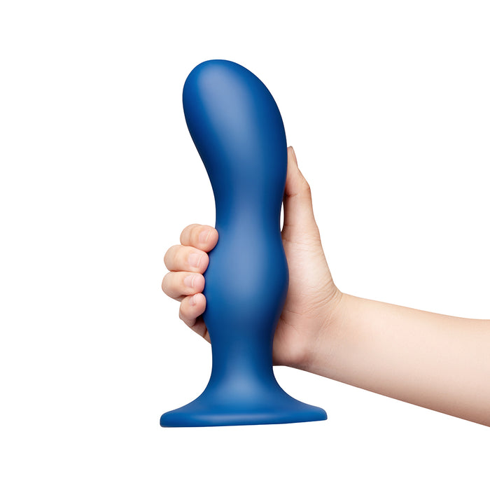 b-Vibe Milk 8.5 in. Curved Anal Trainer with Tapered Tip and Suction Cup