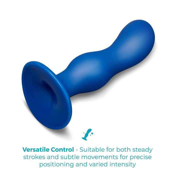 b-Vibe Milk 8.5 in. Curved Anal Trainer with Tapered Tip and Suction Cup