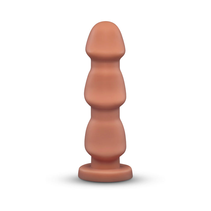 b-Vibe Headz 10.5 in. Multi-Bulb Dildo with Flared Base