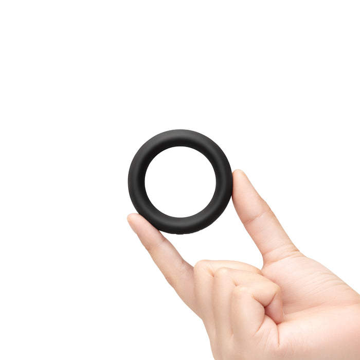 b-Vibe Snug Ring 40mm Snug Fit Silicone C-Ring Black