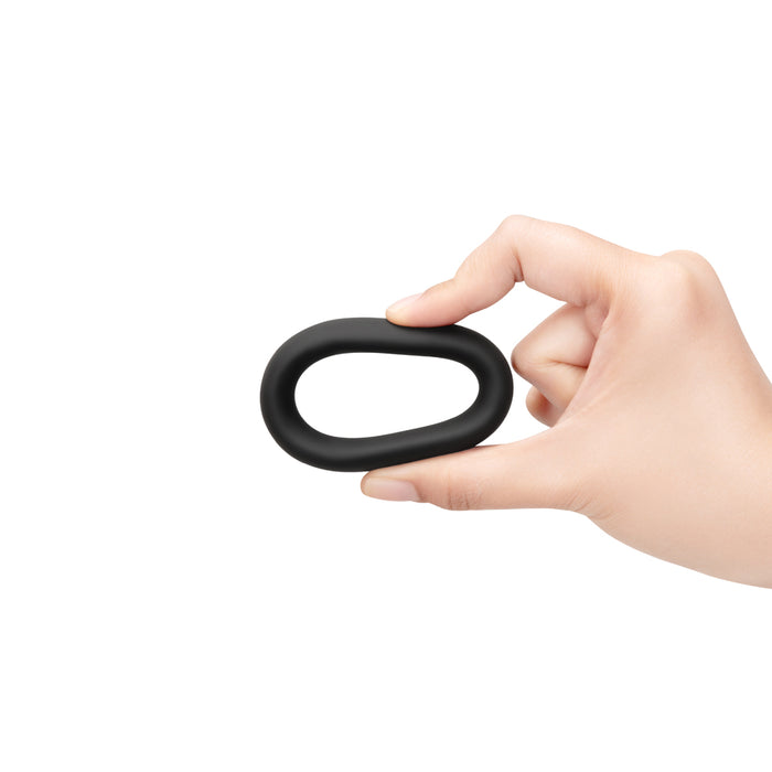 b-Vibe Snug Ring 40mm Snug Fit Silicone C-Ring Black