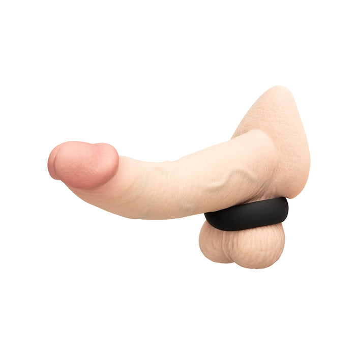 b-Vibe Snug Ring 40mm Snug Fit Silicone C-Ring Black