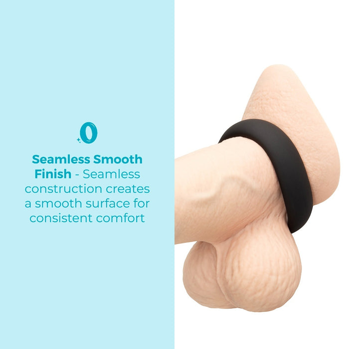 b-Vibe Snug Ring 40mm Snug Fit Silicone C-Ring Black
