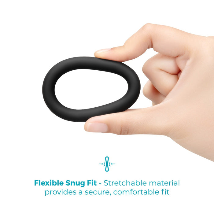 b-Vibe Snug Ring Swole 3-Pack Snug Fit Thick Silicone C-Ring