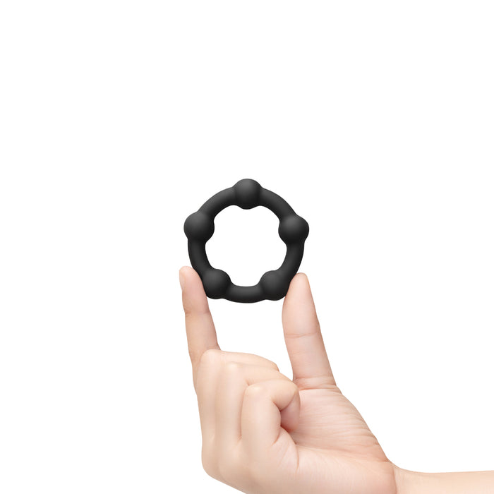 b-Vibe Snug Ring Orbit Nubby Snug Fit Silicone C-Ring
