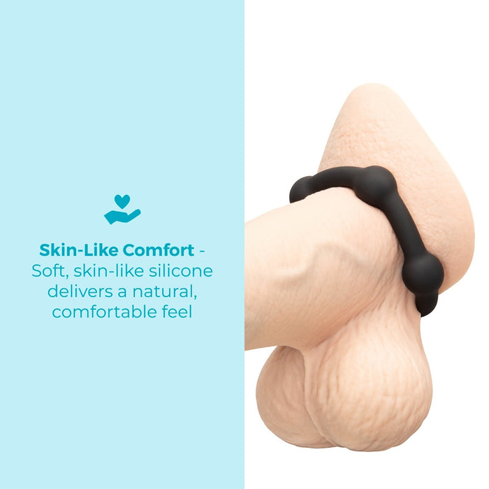 b-Vibe Snug Ring Orbit Nubby Snug Fit Silicone C-Ring