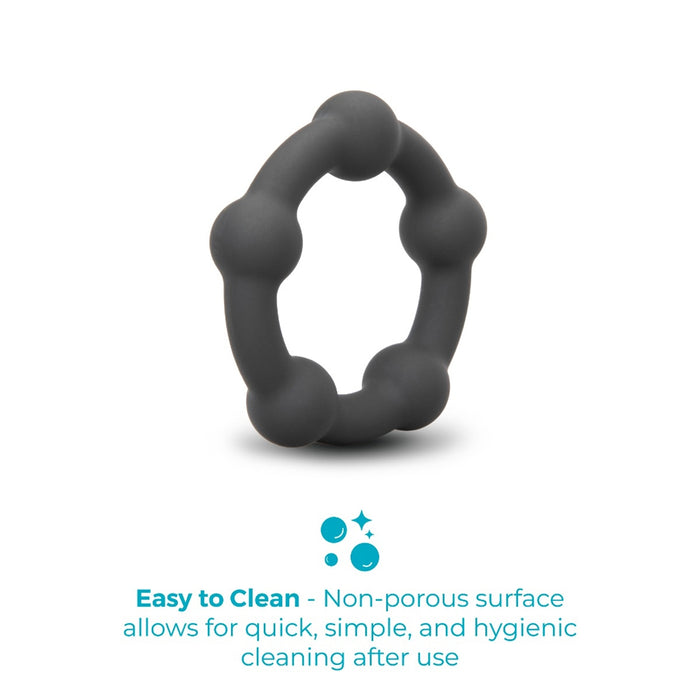 b-Vibe Snug Ring Orbit Nubby Snug Fit Silicone C-Ring
