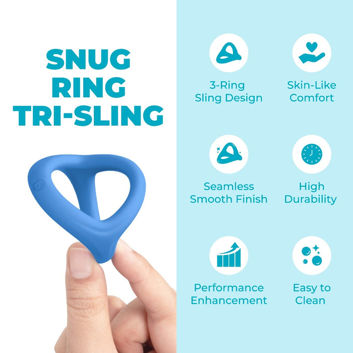 b-Vibe Snug Ring Tri-Sling Silicone C-Ring